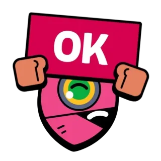 👍 4ea5c214 OK OK, 승인, 스티커, 만화, 분홍색, 메시지 telegram sticker