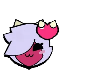 ♥️ 0f455514 carino, cartoni animati, rosa, personaggio telegram sticker