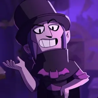 🤣 4db5dc67 Mortis Brawl Stars mortis, brawl stars, dessin animé, chauve-souris whatsapp sticker