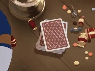 🃏 ccacf284 cartes, table, bonbons, jeu de hasard, jeu whatsapp sticker