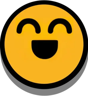 ▪️ bffe5307 smiley face, emoji, happy, joyful, positive, cheerful telegram sticker