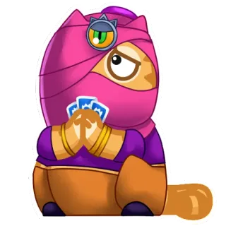 😫 1a327a88 การ์ตูน, ตัวละคร, สีม่วง, เกมการ์ด, สติกเกอร์ telegram sticker