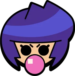 😏 5bdf8ebd Bibi Brawl Stars Brawl Stars, Bibi, Jeu vidéo, Jeu mobile, Sticker, Dessin animé, Personnage de jeu whatsapp sticker