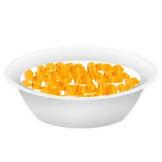 😭 91b8d9f6 хлопья, еда, миска, завтрак, кукуруза, хлопья, молоко telegram sticker