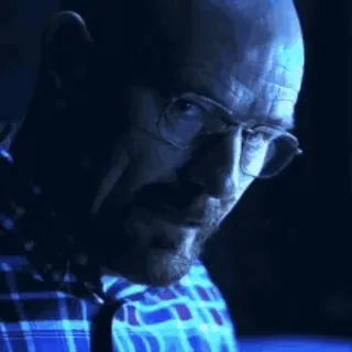😉 c540cbc0 Walter White Breaking Bad drogues, chimie, professeur, crime, cuisine telegram sticker