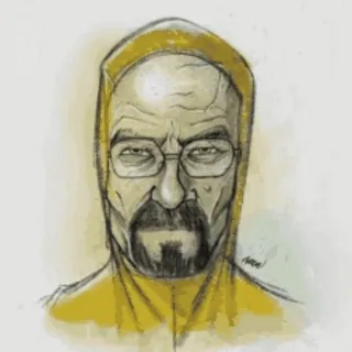Walter White telegram stickers