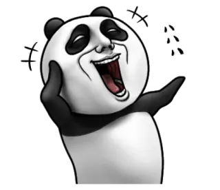 😂 0f700b4e 팬더, 밈, 웃긴, 만화, 동물, 스티커 telegram sticker