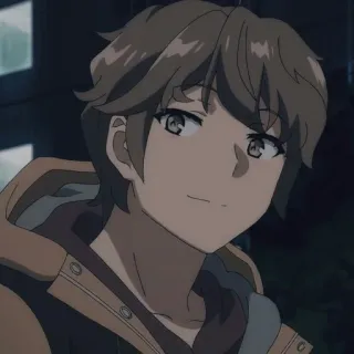 🌟 7da8ffd6 Sakuta Azusagawa Rascal Does Not Dream of Bunny Girl Senpai Anime, Sakuta Azusagawa, Rascal Does Not Dream of Bunny Girl Senpai, Nhân vật, Hoạt hình Nhật Bản telegram sticker