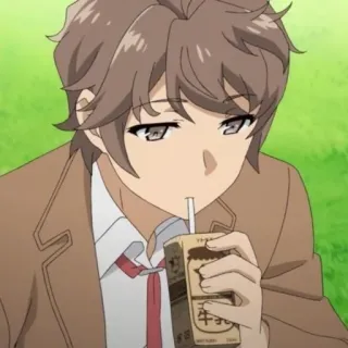 🌟 cb44dfa0 Anime, Con trai, Uống, Sữa, Dễ thương, Hoạt hình telegram sticker