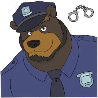 Bresnan Bear by Ethan Costas telegram stickers