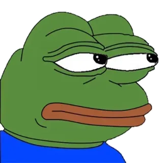 📎 0f7e95eb Pepe the Frog Pepe, rana, meme, meme di internet, cartone animato telegram sticker