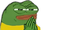 📎 11120657 Pepe the Frog pepe, rana, meme, smug, pensando telegram sticker