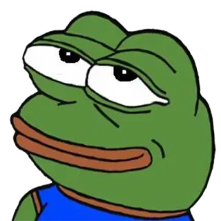 📎 1e2867ba Pepe the Frog pepe, rana, meme, internet, personaggio telegram sticker