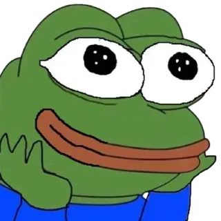 📎 40bfd69b Pepe the Frog rana, meme, Pepe telegram sticker