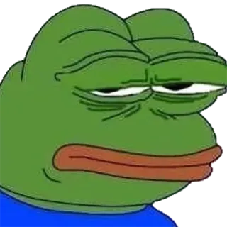 📎 43259d7f Pepe the Frog Pepe, Rana, Meme, Cultura di internet telegram sticker