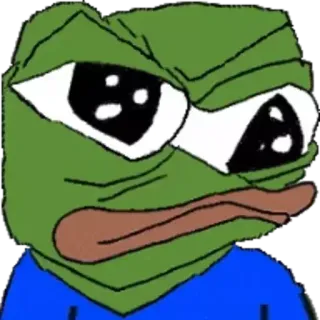 📎 7a77e3c4 Pepe the Frog Meme, Pepe, Rana, Meme di internet telegram sticker