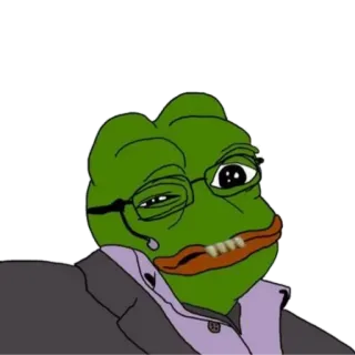 📎 a1bffadb Pepe the Frog Pepe, Rana, Meme, Cultura di Internet telegram sticker