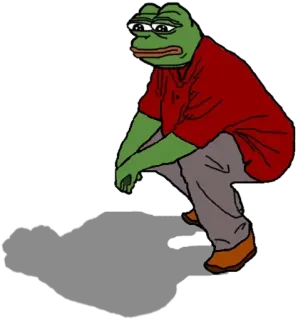 📎 ce2fd6e7 Pepe the Frog Meme, Rana, Cartone animato, Internet telegram sticker