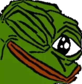 📎 ee0ddd6b Pepe the Frog Meme, Pepe, Rana, Meme di Internet, Espressione telegram sticker