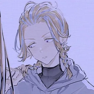 🍙 ce58cf90 Anime, Manga, Personaje, Retrato, Dibujo animado, Adhesivo telegram sticker