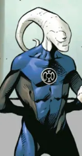 🛸 a39172ae Saint Walker Green Lantern Saint Walker, Blue Lantern, DC Comics, Superhero, Karakter komik, Alien telegram sticker