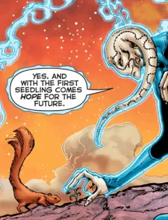 🛸 b4ffc1e2 YES. AND WITH THE FIRST SEEDLING COMES HOPE FOR THE FUTURE. komik, harapan, bibit, masa depan, bajing telegram sticker