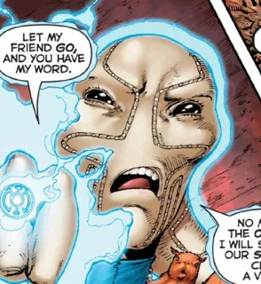 🛸 d3a484e3 LET MY
FRIEND GO,
AND YOU HAVE
MY WORD.
NO
THE C
I WILL S
OUR S
CI
AV Komik, Lentera, Superhero, Janji, Teman, Energi telegram sticker