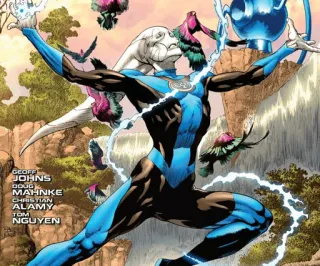 🛸 fec804fd Saint Walker Superhero, DC Comics, Blue Lantern, Komik, Saint Walker telegram sticker