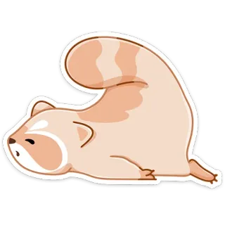 ☹️ d329ddf5 猫, 寝そべり, 可愛い, 動物, ステッカー, ペット, リラックス telegram sticker
