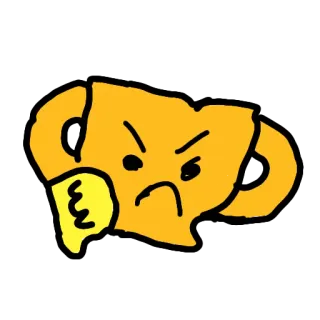 👎 0170f612 boos, duim omlaag, afkeer, negatief, negatieve stem, slecht telegram sticker