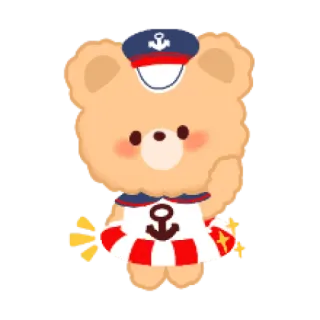 Brownie Bear @Mycute_stickers telegram stickers