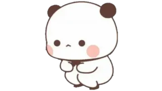 🫖 45e96b36 милый, панда, каваий, наклейка, животное whatsapp sticker