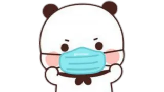 🫖 84050f37 Панда, Наклейка, Мультфильм, Маска, Милый whatsapp sticker