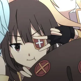 🗞 193f7370 Megumin Konosuba anime, megumin, konosuba, charakter, aufkleber telegram sticker
