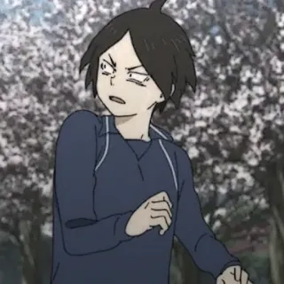 🗞 82ce0190 Tadashi Yamaguchi Haikyuu!! Anime, Haikyuu, Yamaguchi, Tadashi Yamaguchi, Volleyball telegram sticker