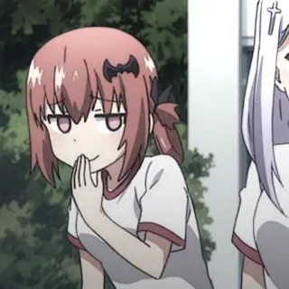 🗞 8ab8e2c6 Anime, Mädchen, Teufel, Schelmisch, Schuluniform telegram sticker