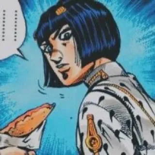 ❔ 576e5260 Bruno Bucciarati JoJo's Bizarre Adventure Anime, Karakter, Jojo, Bruno Bucciarati, Makanan whatsapp sticker
