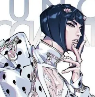 ❔ 6cc65e72 Bruno Bucciarati JoJo's Bizarre Adventure Anime, Karakter, Manga, Brunette, Jojo's Bizarre Adventure, Bruno Bucciarati whatsapp sticker