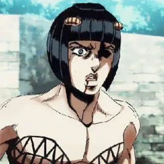 ❔ b3d7fcd0 Bruno Bucciarati JoJo's Bizarre Adventure Anime, Jojo, Bruno, Bucciarati, Gangster, Golden Wind whatsapp sticker