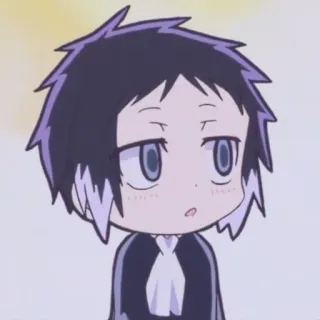 🧋 7d8c5724 Atsushi Nakajima Bungo Stray Dogs Аниме, Манга, Чиби, Милый, Bungo Stray Dogs, Ацуши Накаджима telegram sticker