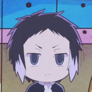 🧋 82fdb968 Atsushi Nakajima Bungou Stray Dogs Аниме, Манга, Персонаж, Фанатское творчество, Чиби telegram sticker