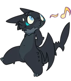 😅 ffa9680b dragon, cute, cartoon, animal telegram sticker