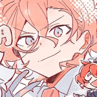 😏 fb69e6c6 Anime, Personaje, Dibujo animado, Ilustración, Arte, Retrato telegram sticker