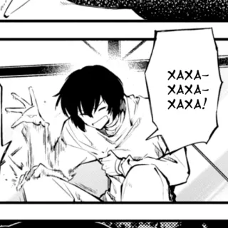 😂 915a3489 XA-XA-XA-XA! anime, manga, cười, nhân vật whatsapp sticker