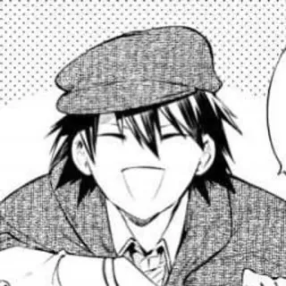 🐁 54a816d6 Anime, Manga, Senang, Senyum, Karakter telegram sticker