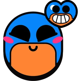❤️ 330177ec El Primo Brawl Stars El Primo, Brawl Stars, Jeu, Personnage telegram sticker