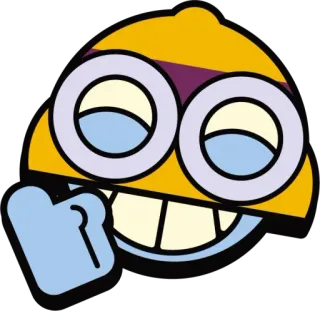 👍 38141892 Emoji, Dessin animé, Autocollant, Drôle, Personnage telegram sticker