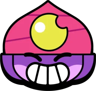 🙂 6d54e698 Dessin animé, Monstre, Colère, Visage, Personnage, Jeu telegram sticker