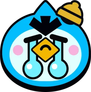 😔 d99f2fea triste, pleurer, Emoji, Sticker, dessin animé, émoticône telegram sticker