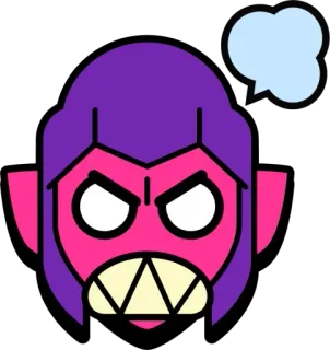 😡 dc168f05 Evil Gene Brawl Stars en colère, méchant, gene, brawl stars, personnage, jeu vidéo, visage telegram sticker